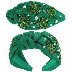 Lucky Clover Green Headband