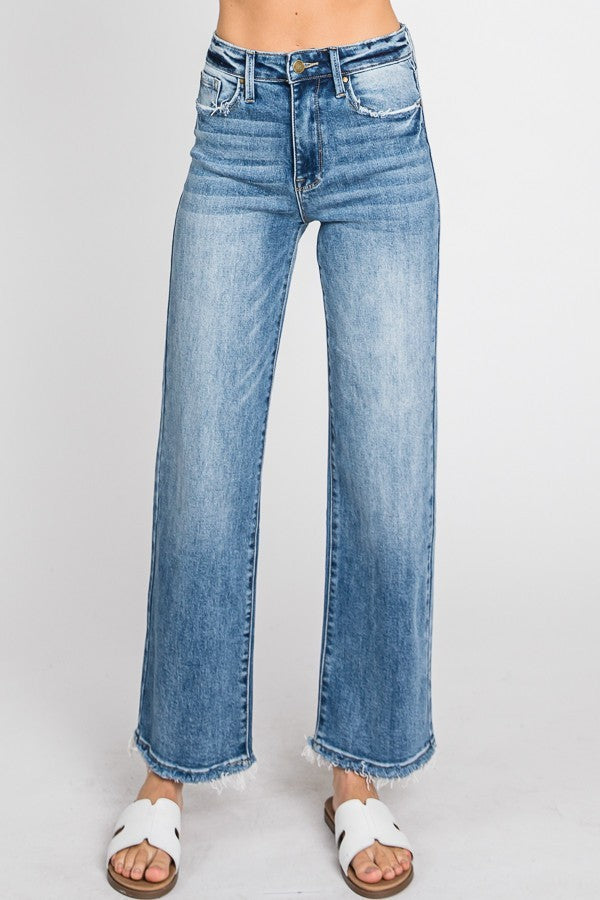 Petra High Rise Classic Straight Denim Jeans