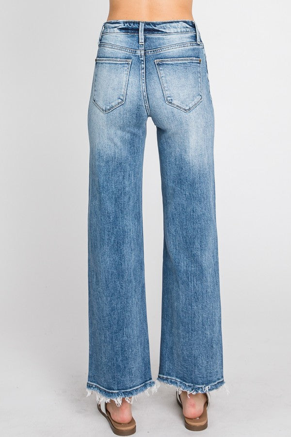 Petra High Rise Classic Straight Denim Jeans