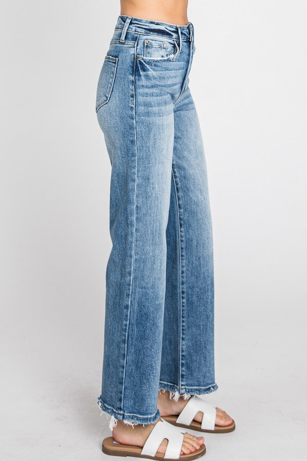 Petra High Rise Classic Straight Denim Jeans