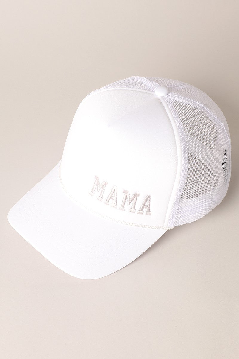 Mama Embroidered Trucker Hat