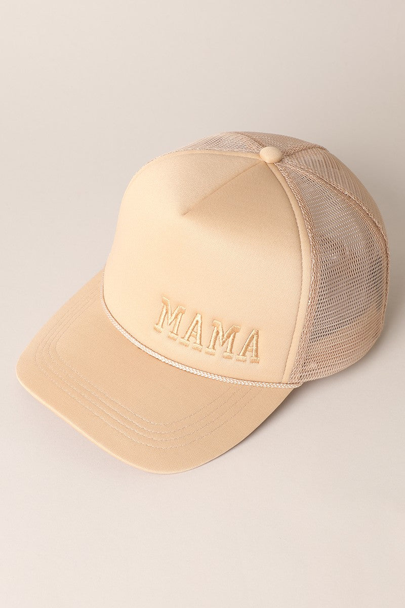 Mama Embroidered Trucker Hat