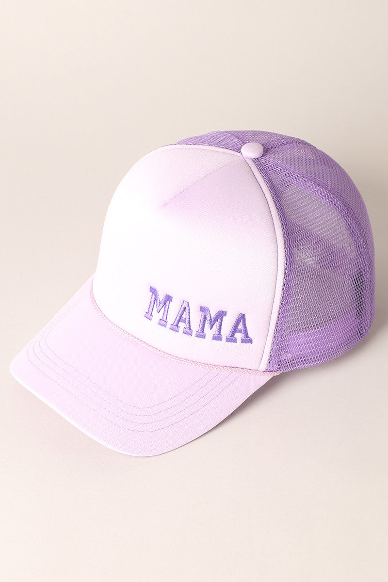 Mama Embroidered Trucker Hat