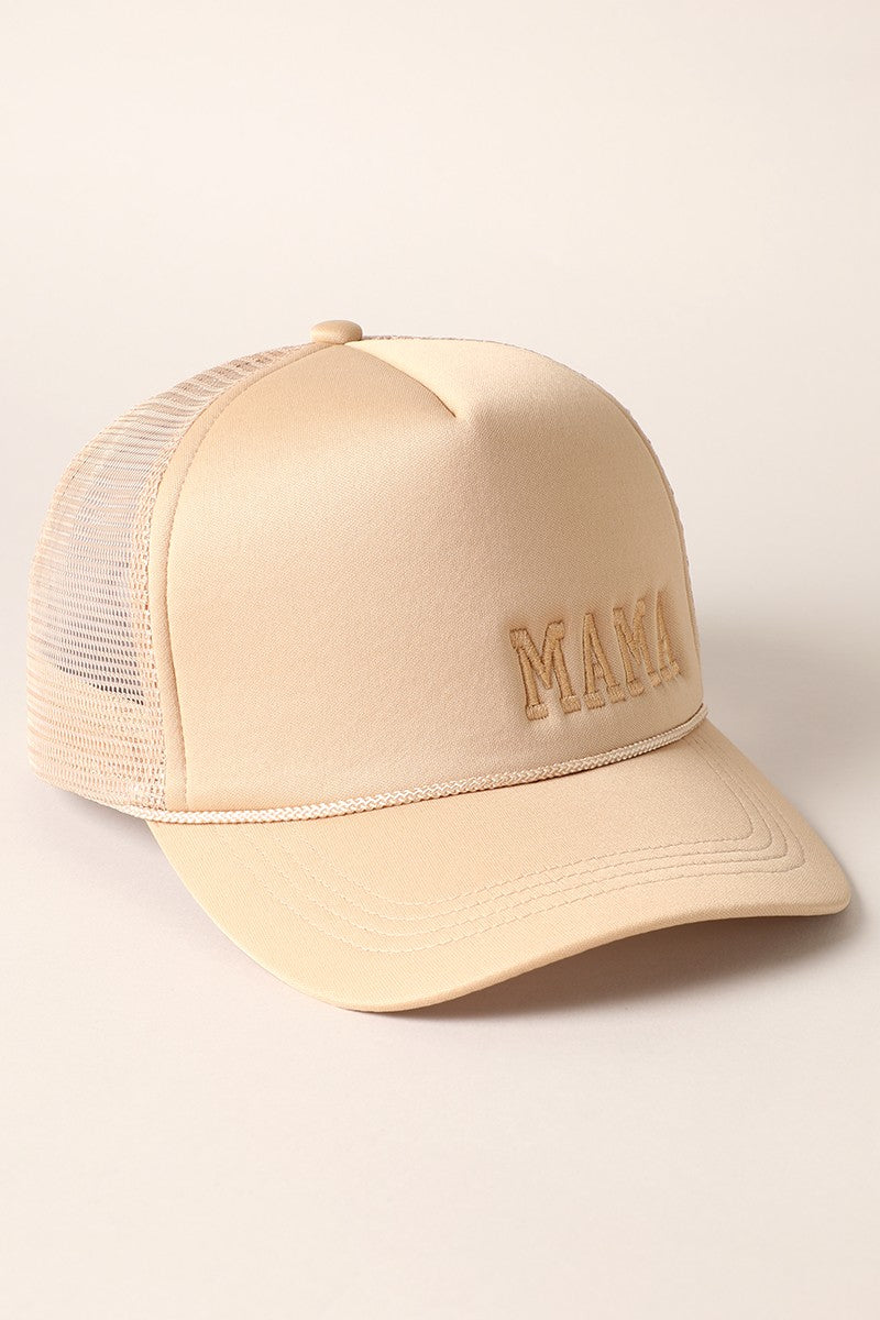 Mama Embroidered Trucker Hat