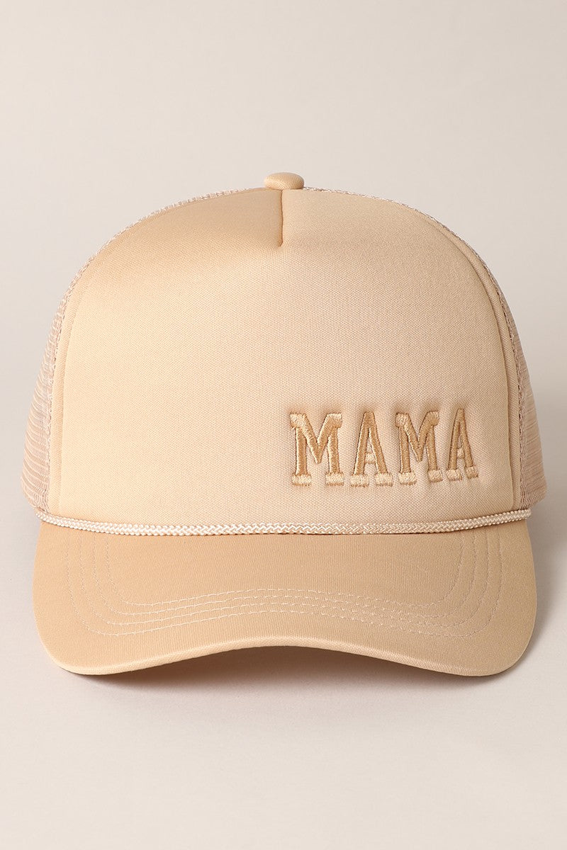 Mama Embroidered Trucker Hat