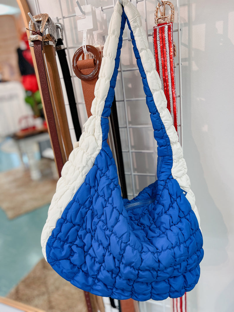 Quilted Puffer Shoulder Bag