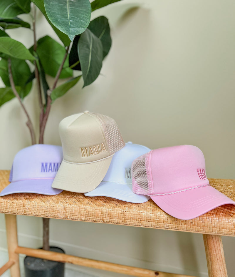 Mama Embroidered Trucker Hat