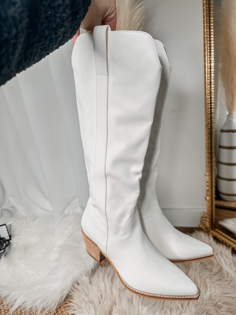 missguided white boots