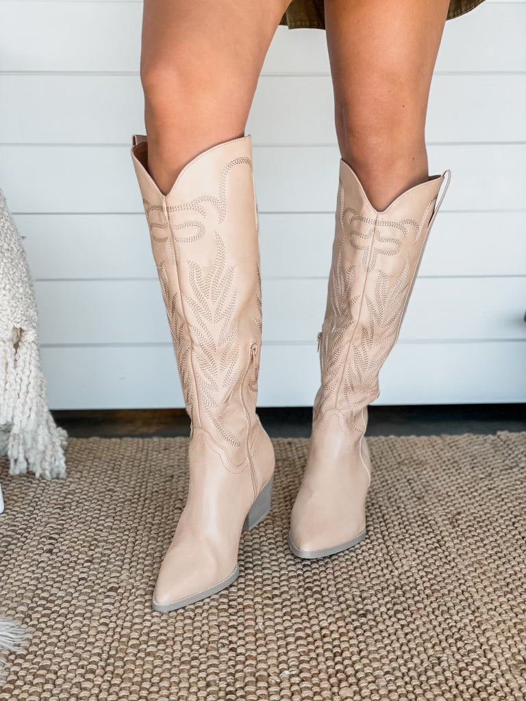 Nude online tall boots